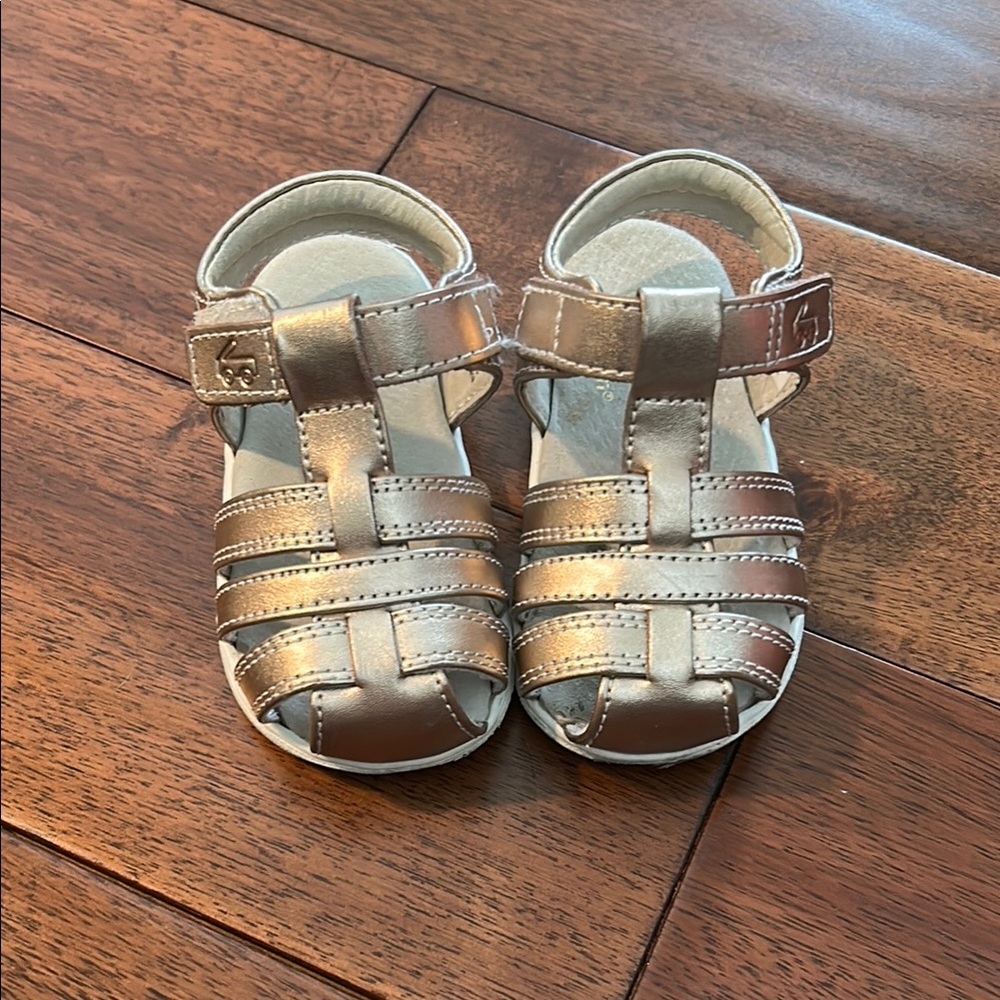 See Kai Run Sandal in Shiny Gold 5 early Walker